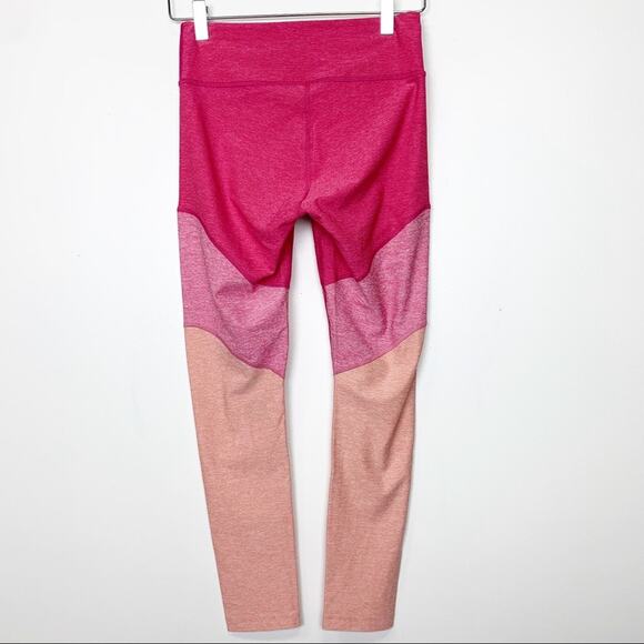 Like New Outdoor Voices Pink Colorblock 7/8 Leggings S - Picture 6 of 6
